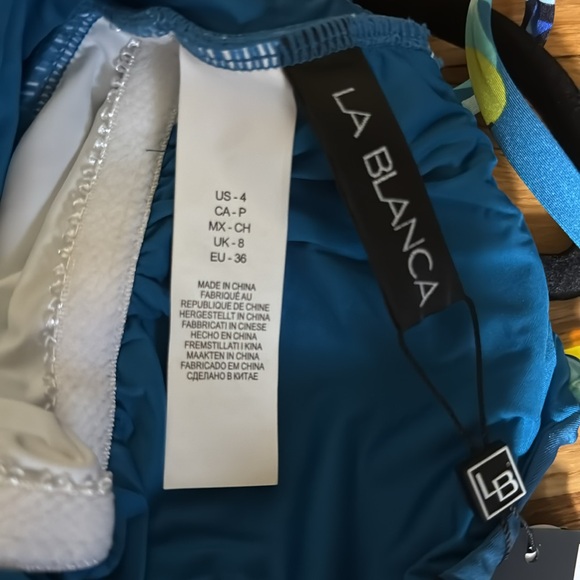 La Blanca Women's Fiji Tropics Lingerie One Piece Swimsuit. - Picture 3 of 6